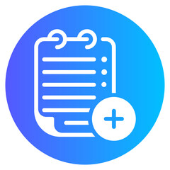 add gradient icon