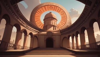 Obraz premium Gladiators' Legacy: The Heart of Ancient Rome