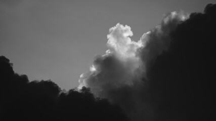 Sunset  Dramatic Clouds Closeup detail
