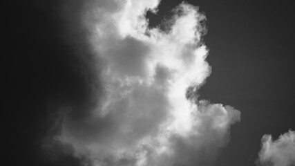 Sunset  Dramatic Clouds Closeup detail