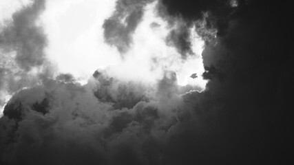 Sunset  Dramatic Clouds Closeup detail