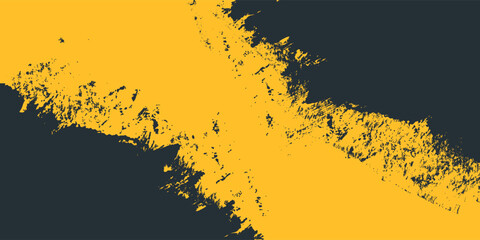 Minimal Abstract Yellow Frame Grunge Sport Design In Dark Background