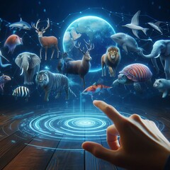 131 Virtual Zoos and Aquariums Detailed holograms of animals off