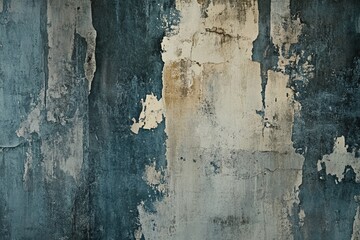 Fototapeta premium A textured wallpaper design featuring rough, raw concrete surfaces with subtle variations in color and depth, capturing the essence of brutalist architecture and design with its rugged, industrial aes