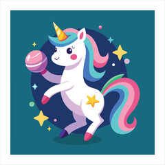 unicorn vector illustration 