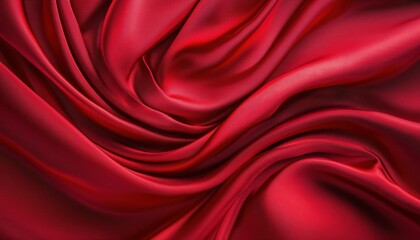Fototapeta premium Luxurious Silk And Velvet Material With Abstract Waves And Grunge Texture For Elegant Christmas Wallpaper Design.