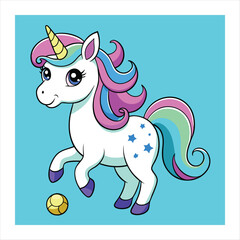 unicorn vector illustration 