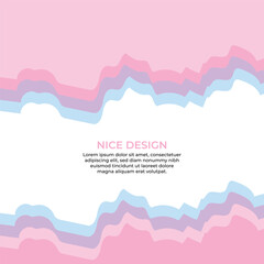 Obraz premium Flat abstract minimalist sale background in soft pink purple colors