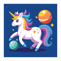 unicorn vector illustration 