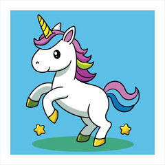 unicorn vector illustration 