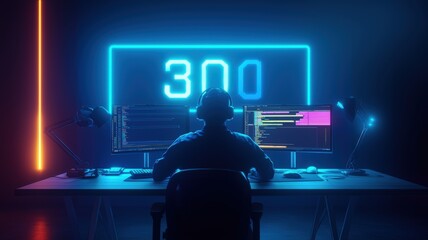 Education technology and content creation concept. A  multi-platform content creators focused on editing courses.