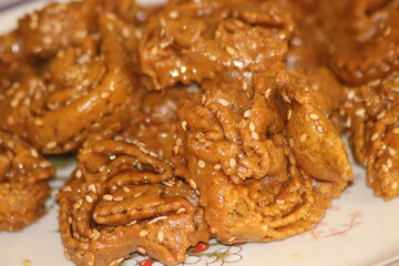 Moroccan Chebakia, Chbakia Close Up