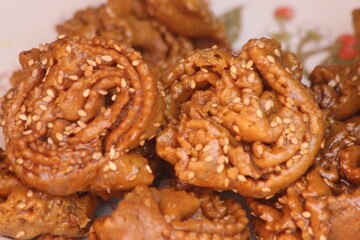 Moroccan Chebakia, Chbakia Close Up