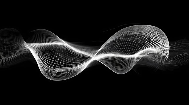 Quantum harmonic oscillator wavefunctions dynamic wave visualization. Harmonic. Illustration