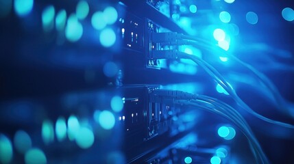Server Room Network Cables