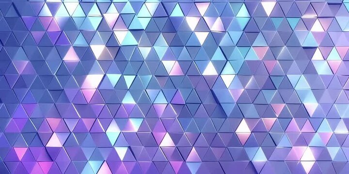 Abstract moving triangles pattern background, perfect for any project needing a futuristic and technological look