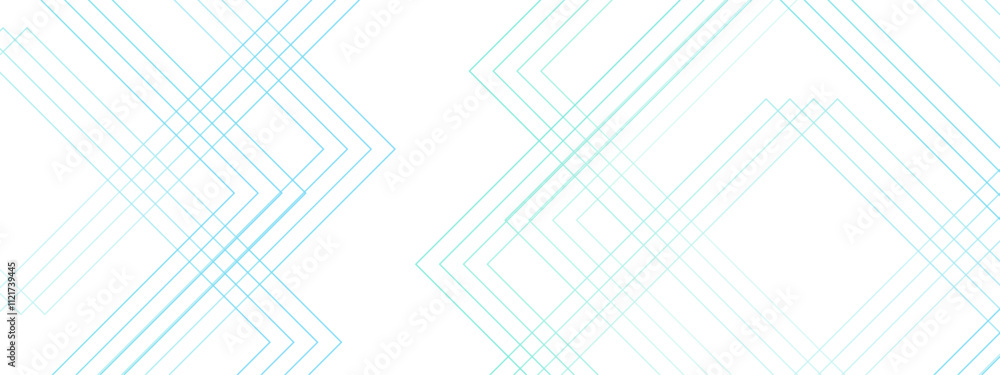 Poster abstract blue and white blueprint background and technology bright lines. futuristic architecture co