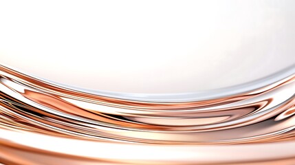 A close-up view of a luxurious rose gold lipstick tube resting on a sleek metallic background, with soft reflections and highlights enhancing its modern elegance. The composition showcases the