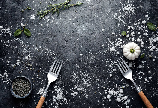 Top view a raw langust ready for cooking