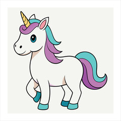 unicorn vector illustration 