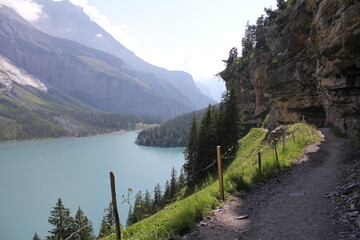 lake and mountains