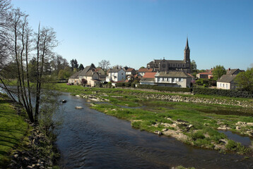Obraz premium Etang Saint Arroux, 71, Saône et Loire,région Bourgogne Franche Comté, France