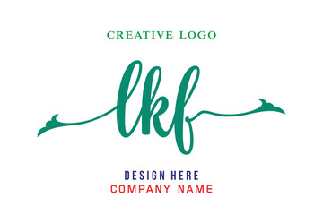 LKF lettering logo is simple, easy to understand and authoritative