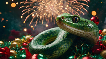 Fototapeta premium Snake year