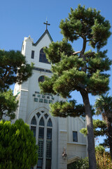 Streets in the city of Kamakura, Kanagawa Prefecture, Japan.