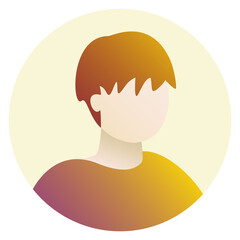 orange man profile icon