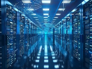 Server Room Network Technology Data Center Infrastructure