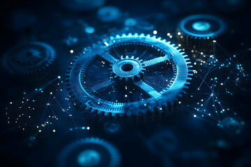 3D Gear Network Illustration