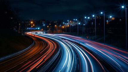 speed lights in a road