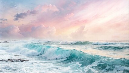 dreamy abstract watercolour background, translucent, abstract art, subtle shimmer, liquid texture, surreal