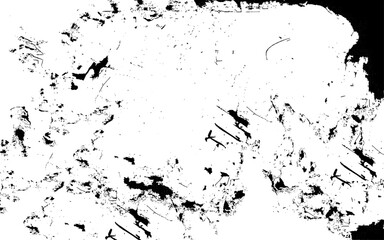 Obraz premium Abstract grunge scratches textured effect background vector illustration. Black and White Grunge Style.