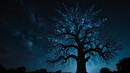 Here are a few options for your stock photo description, all under 200 characters:

**Option 1 (Focus on mystery):**

> Enigmatic night scene