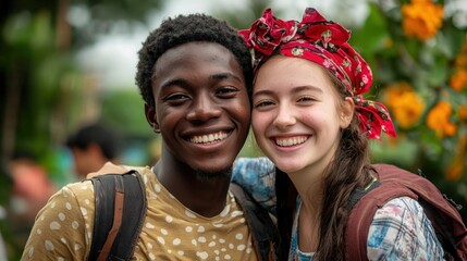 A student exchange program brings two young people from different countries together, sharing their cultures and experiences in a new environment