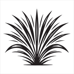 Black grass border silhouettes collection