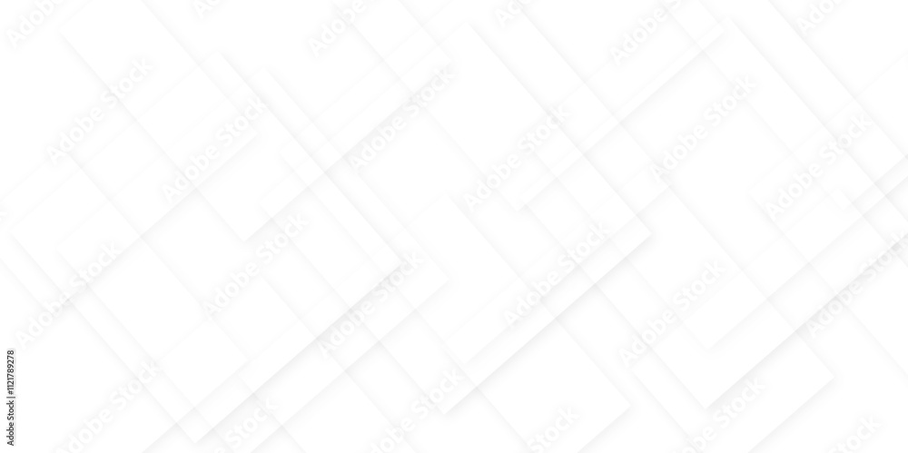 Poster abstract modern white and gray pattern geometric luxury gradient line background. abstract white squ