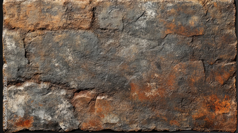 Poster rustic stone texture with earthy tones ideal for tile design or background use
