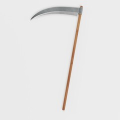 Realistic 3D Render of Scythe