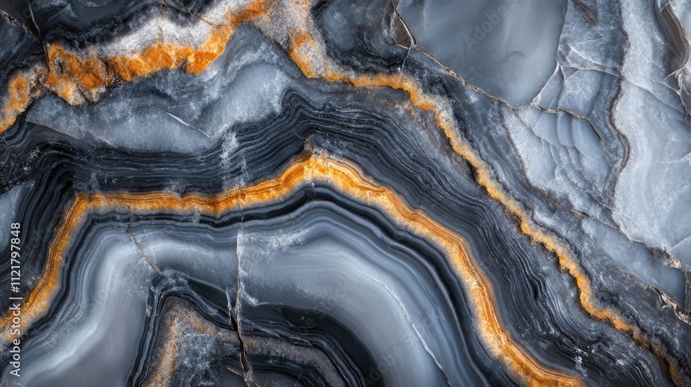 Poster gray stone surface texture with intricate patterns and natural veins showcasing a blend of gray and 