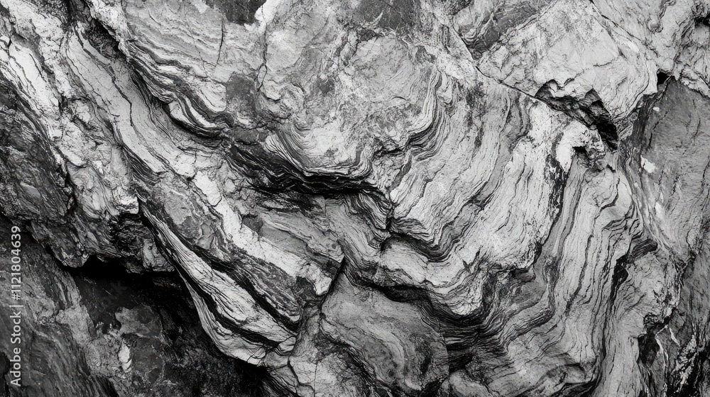 Poster Gray stone surface showcasing intricate textures and natural patterns for backgrounds or design elements in creative projects.