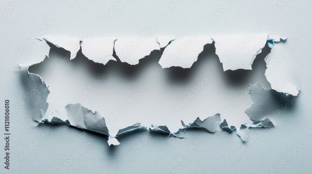Aufkleber torn paper background revealing the concept of management in a creative and engaging way suitable fo