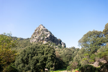rock in the mountains, Castle of Seneque Cap Corse
