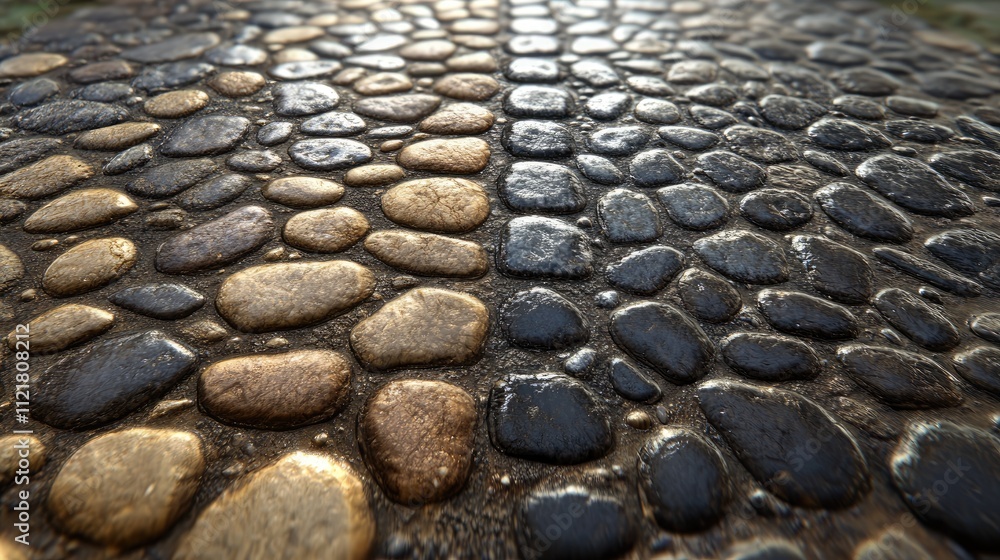 Poster elegant stone and pebble surface texture ideal for creative design and artistic applications