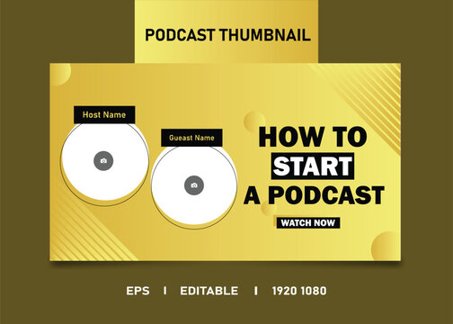 Podcast Thumbnail design for podcasters