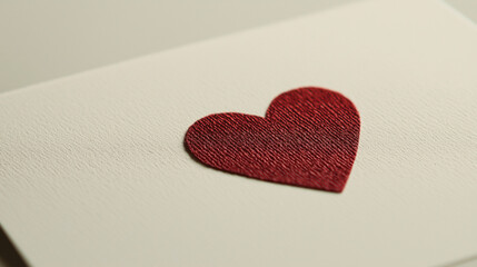 Symbolic heart-shaped organ donation card on white background, clean and simple design with subtle glow representing hope and life-saving potential.