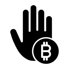 Hands Vector Line Icon Design