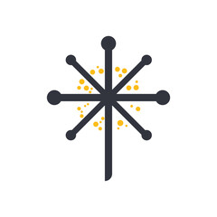 Dandelion Flower Logo Template Icon